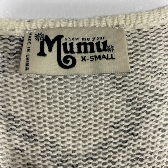 Show me your MuMu python print “Hug me” v neck sweater - Picture 9 of 11